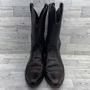 Laredo 2637 Brown Leather Western Cowboy Boots USA‎ Men Size 9 2E